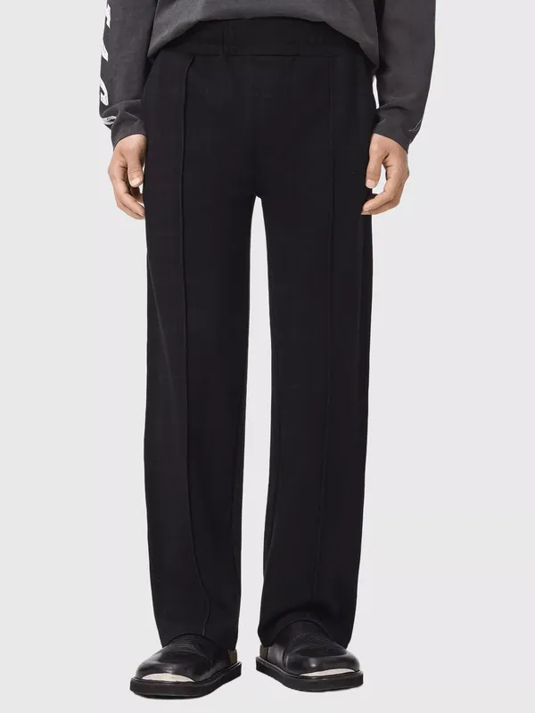 AllSaints Harris Cotton Blend Joggers, Check Black