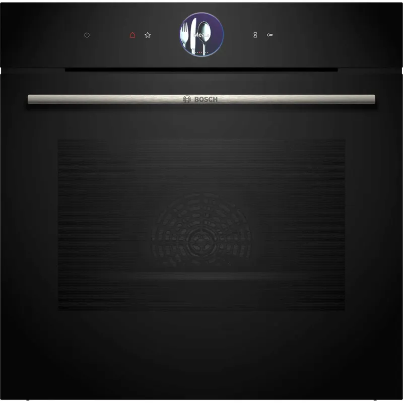 Bosch Series 8 HBG7764B1B Built-In Smart Single Oven with Air Fry Function - Black