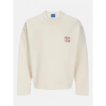 Jack and Jones Men's Back Panel Crew Neck Sweatshirt