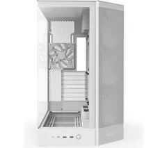NZXT H9 FLOW RGB ATX Mid-Tower PC Case - White