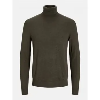 Jack and Jones Men's Knitted Roll Neck Jumper