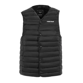 Firetrap Men's Padded Sleeveless Gilet
