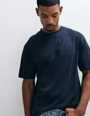 Essentials relaxed t-shirt in navy
