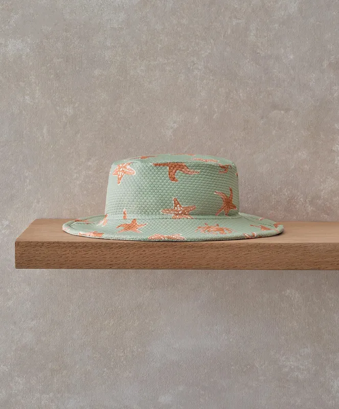 Mamas & Papas Star Fish All Over Print Bucket Hat
