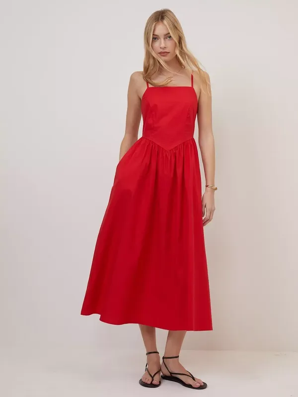 Nobody's Child Briella Cotton Midi Dress