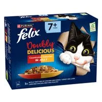 48 x 85g Felix Wet Cat Food - 3 + 1 Free! *