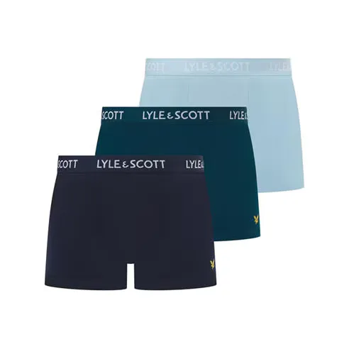 Lyle and Scott Men's Barclay Cotton Mid-Rise 3 Pack Boxers
