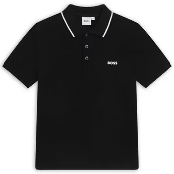 Boss Kids Small Logo Polo Shirt, Logo Detail