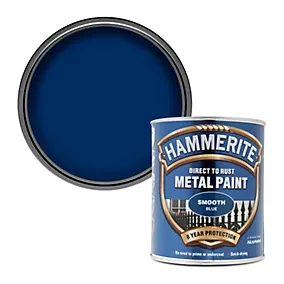 Hammerite Blue Gloss Metal paint, 750ml Tin