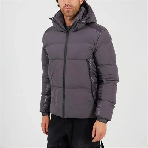 Brave Soul Men's Padded Medium Puffer Jacket