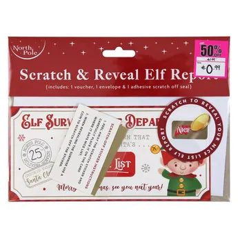 North Pole Kids' Christmas Scratch Card
