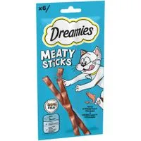 Dreamies Adult Cat Meaty Sticks with Scrumptious Salmon