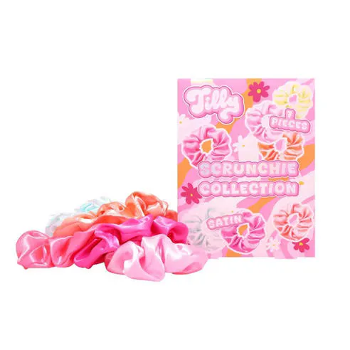 Q-KI Tilly Satin Scrunchie Collection