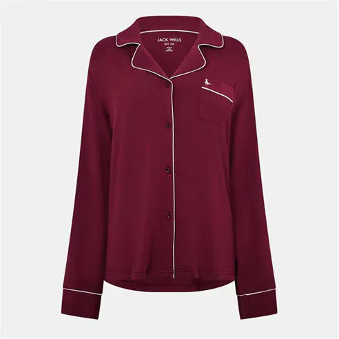 Jack Wills Women's JW Modal Long Sleeve Pyjama Set