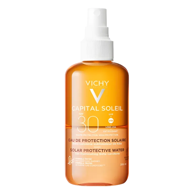 Vichy Capital Soleil Solar Protective Water - Illuminating Tan SPF30