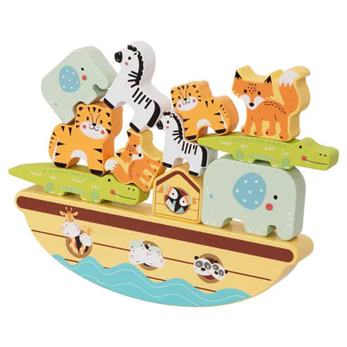 Tooky Toy Wooden Animal Stacking Game