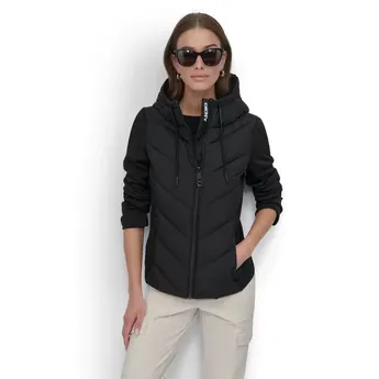 DKNY Womens Olivia Hybrid Jacket