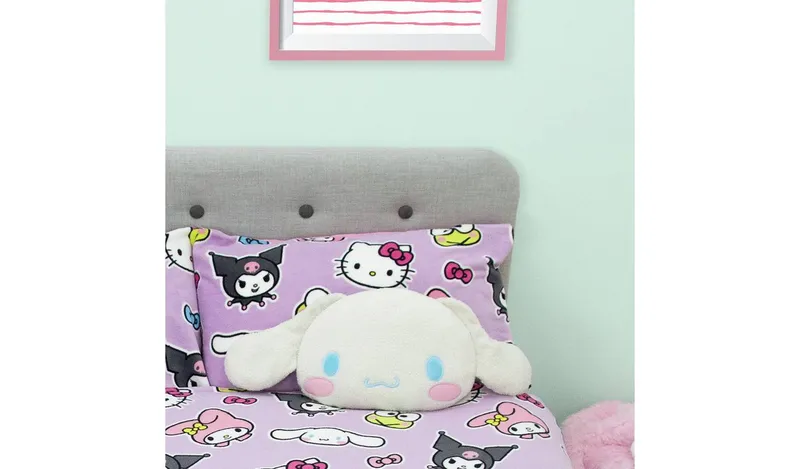Hello Kitty Cinnamoroll Cushion White - 33x40cm