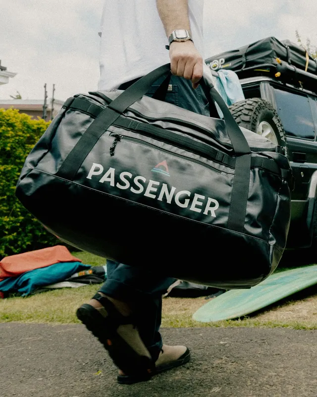 Passenger Clothing Roamer 60L Duffel Bag - Phantom Black