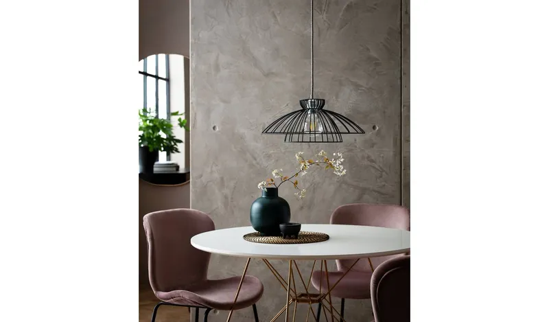 Argos Home Kiso Black Wire 2 Tier Lampshade - 40cm