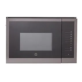 GoodHome Bamia GHMO25UK 25L Built-in Microwave - Brushed black
