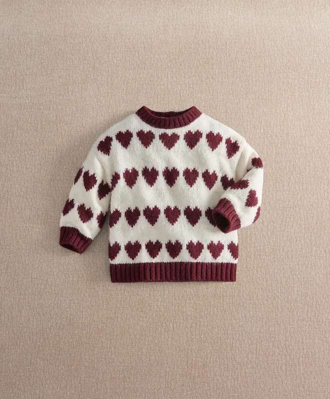 Mamas & Papas Heart Jumper