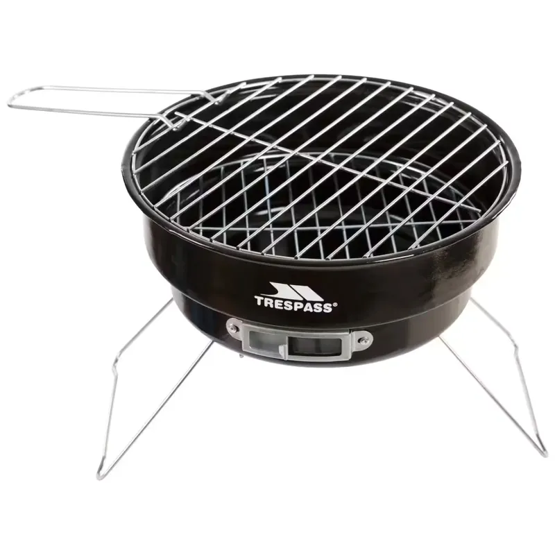 TRESPASS Collapsible Portable BBQ Bucket Grill Picnic Garden Outdoor Camping