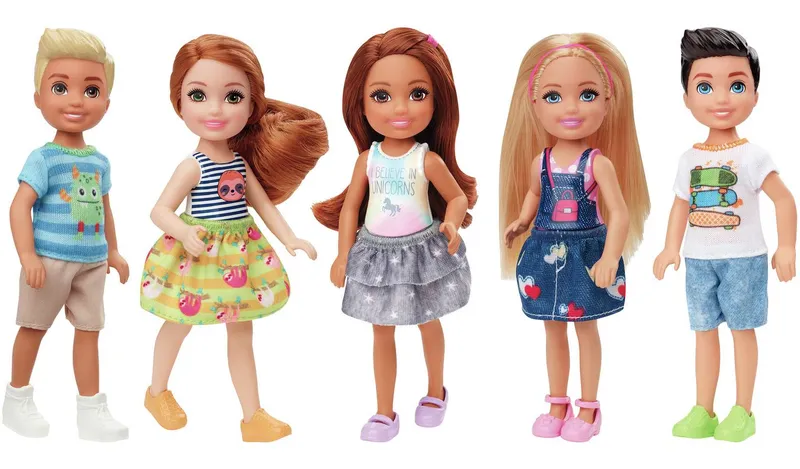 Barbie Club Chelsea 2 Pack Doll Assortment - 5inch/13cm