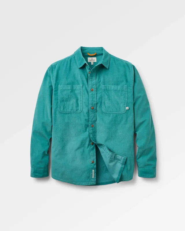 Passenger Clothing Backcountry Cord Light Shirt - Ocean Teal