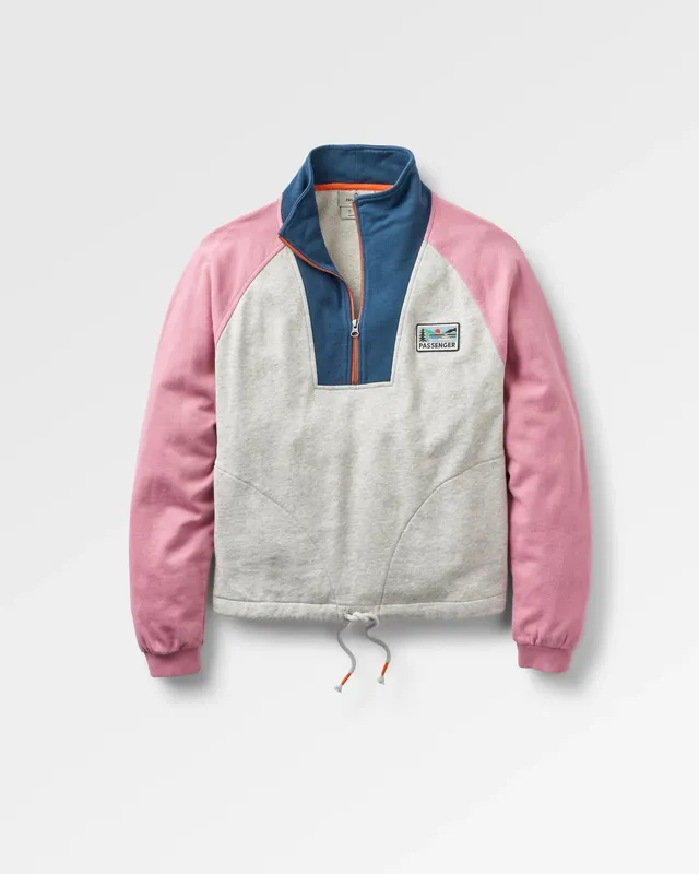Passenger Clothing Jazz Cotton Sweatshirt - Grey Marl