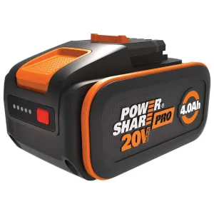 Worx WA3644 20V PowerShare Pro 4.0Ah High Capacity Battery