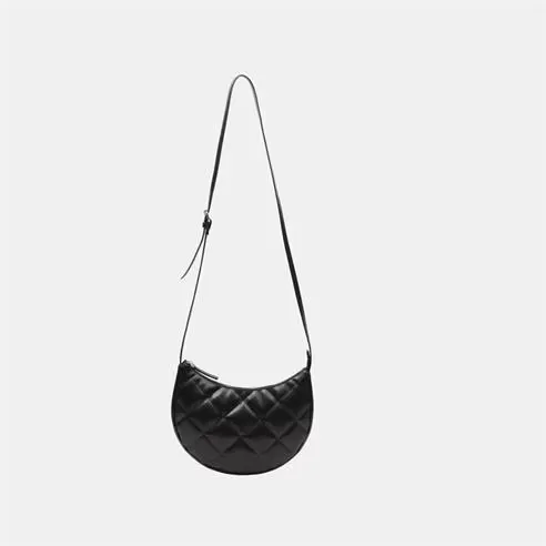 Firetrap Women's Quilted Faux Leather Embroidered Crossbody Bag