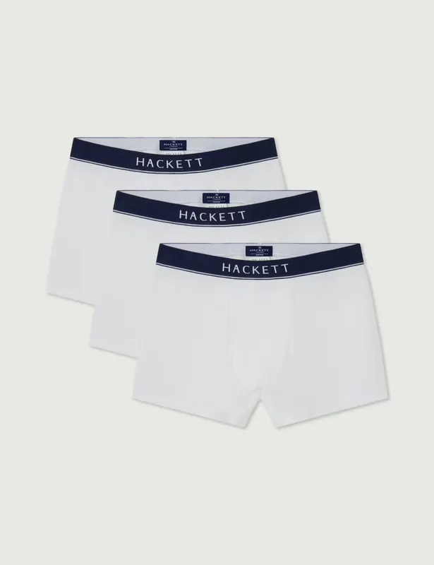 Hackett 3 Pack Cotton Rich Trunks
