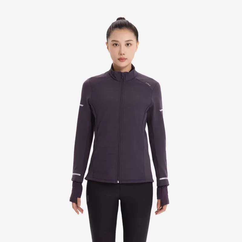 KIPRUN Kiprun Women's Jacket - Aubergine