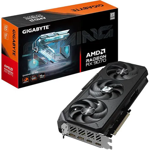 Gigabyte Technology AMD Radeon RX 9070 GAMING OC Graphics Card