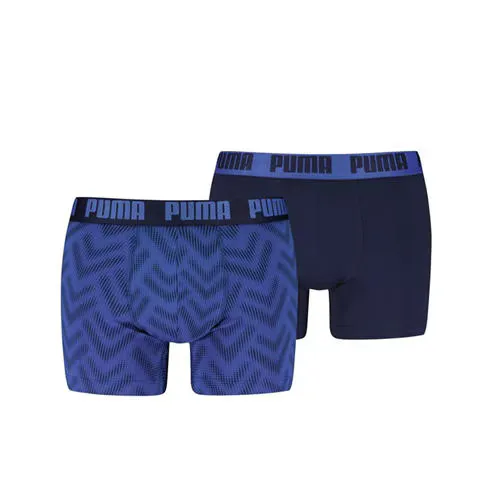 Puma Men's Printed Cotton 2 Pack Boxers