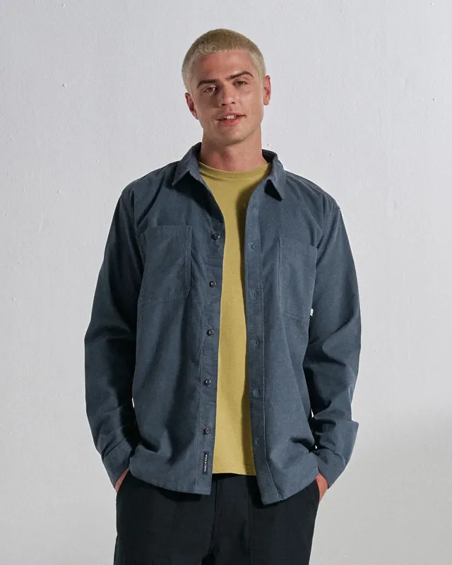 Passenger Clothing Backcountry Cord Light Shirt - Storm Grey