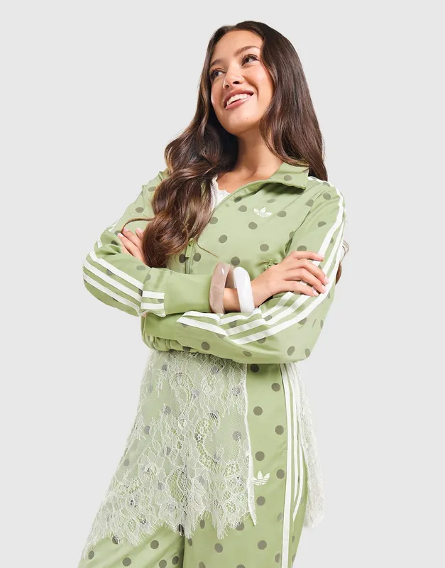 adidas Originals Satin Polka Dots Track Top