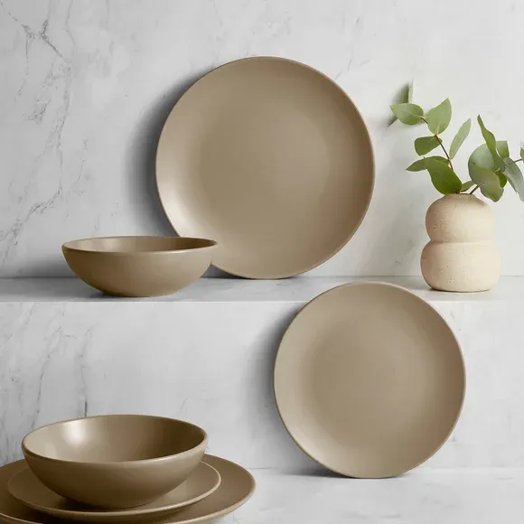 Stoneware 12 Piece Dinner Set