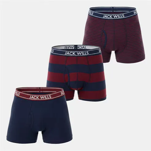 Jack Wills Daundley 3-Pack Boxer Shorts Mens