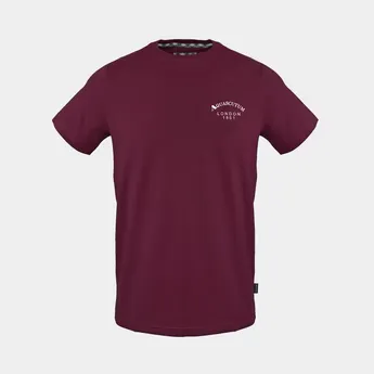 Aquascutum Men's Cotton Short-Sleeve Crew-Neck T-Shirt