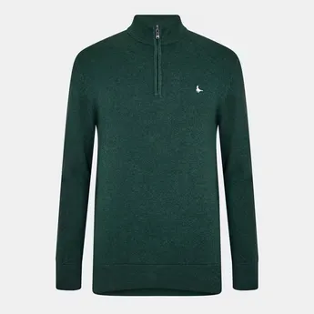 Jack Wills Jack Funnel Neck Half Zip Jumper Men