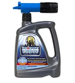 Wet & Forget Invisible Liquid Squeegee Glass Window cleaner, 1.4L