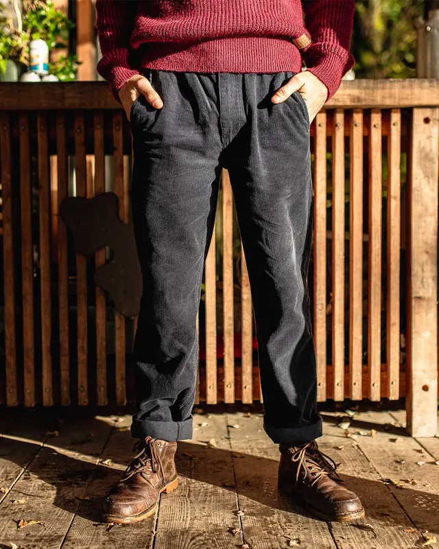 Passenger Clothing Adventurer Corduroy Trouser - Deep Navy