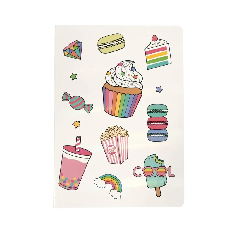 Novelty Sweet Treats Soft Cover Notebook A5