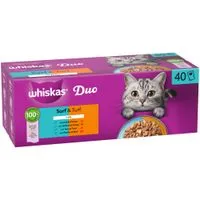Whiskas 1+ Duo Surf & Turf in Jelly