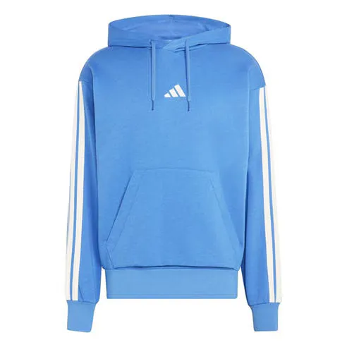 adidas Men's 3-Stripes Fleece Over the Head Hoodie