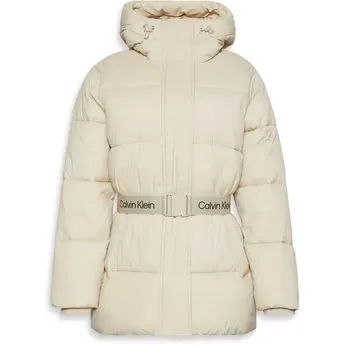 Calvin Klein Jeans Women's Belted Medium Puffer Jacket