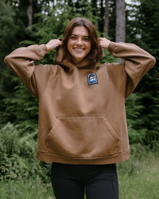 Passenger Clothing Downtime Heavyweight Hoodie - Caramel Brown
