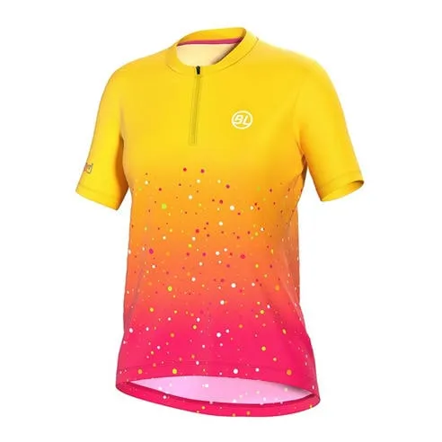 Bicycle Line Women's Marostica Half Zip UPF 30+ Short Sleeve Cycling Jersey